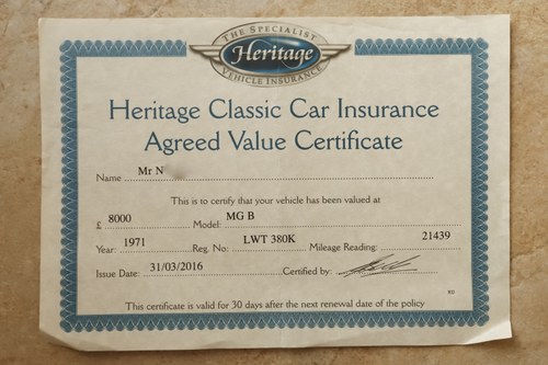 1971 MG B Roadster En venta (imagen 197 de 204)