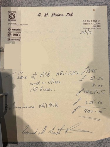 1973 MGB Roadster zum Verkauf (Bild 291 von 291)