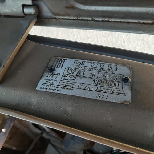 1974 Fiat 132 GLS à vendre (picture 95 of 114)