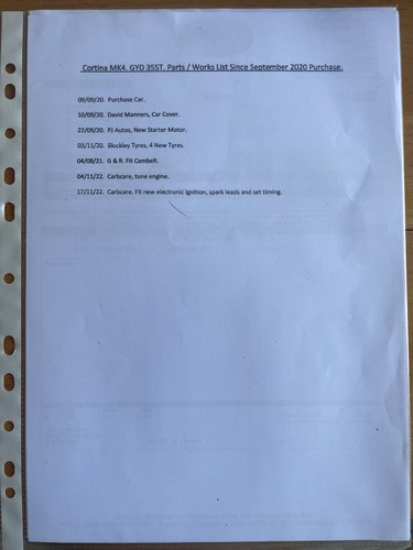 1979 Ford Cortina 2.0L Ghia Mk4 For Sale (picture 232 of 233)