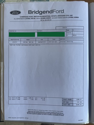 1979 Ford Cortina 2.0L Ghia Mk4 For Sale (picture 205 of 233)