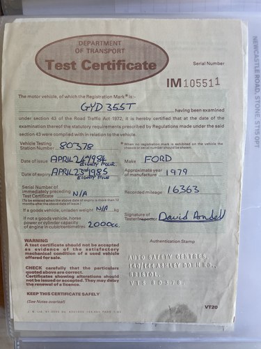 1979 Ford Cortina 2.0L Ghia Mk4 For Sale (picture 226 of 233)