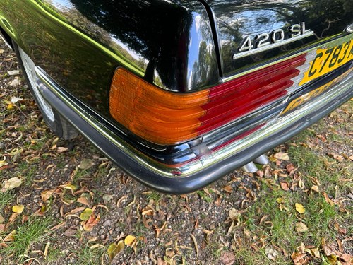 1986 Mercedes-Benz 420SL R107 Te koop (foto 86 van 100)