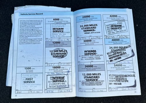 1990 Ford Sierra Sapphire RS Cosworth For Sale (picture 125 of 128)