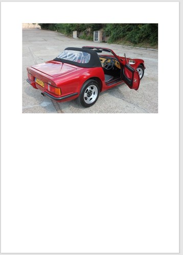 1988 TVR S1 2.9 litre V6 convertible In vendita (immagine 83 di 86)