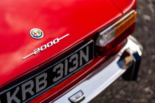 1975 Alfa Romeo 2000 GTV Automatic zum Verkauf (Bild 100 von 160)