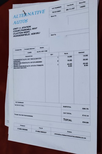 2003 Alfa Romeo 147 GTA For Sale (picture 109 of 109)