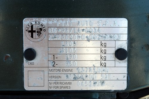 2005 Alfa Romeo 156 JTS Veloce Te koop (foto 59 van 74)