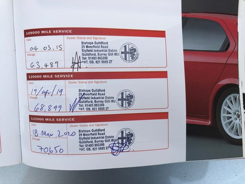 NO RESERVE - 2003 Alfa Romeo 156 1.8TS Lusso Sportwagon à vendre (picture 119 of 119)