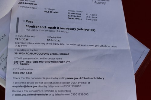 1991 Alfa Romeo 164 3.0 V6 Lusso zum Verkauf (Bild 109 von 141)