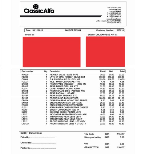 1970 Alfa Romeo Giulia 1750 GT Veloce Te koop (foto 124 van 132)