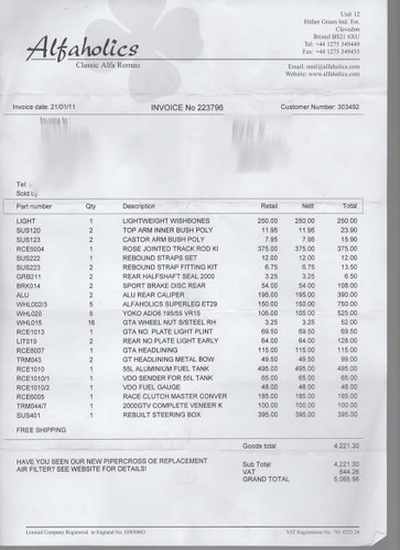 1974 Alfa Romeo 2000 GTV (105) Restomod zum Verkauf (Bild 281 von 288)