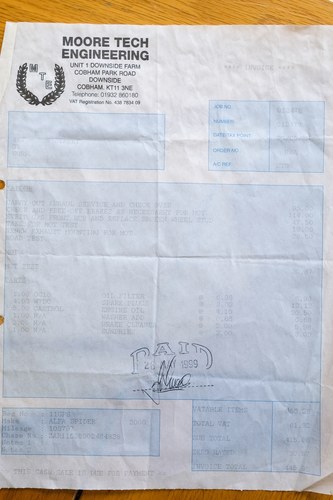 1987 Alfa Romeo S3 Spider à vendre (picture 144 of 146)