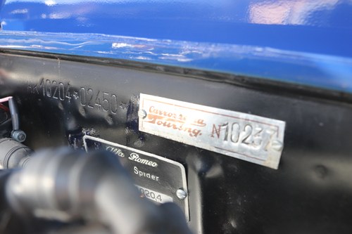 1962 Alfa Romeo 2000 Touring Spider In vendita (immagine 49 di 75)