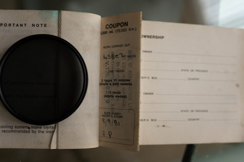 1977 Alfa Romeo Spider 2000 Veloce à venda (imagem 150 de 160)