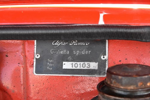 1961 Alfa Romeo Giulietta Spider In vendita (immagine 143 di 151)