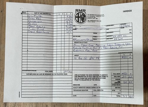 1961 Alfa Romeo Giulietta Spider In vendita (immagine 166 di 193)