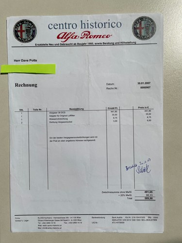 1960 Alfa Romeo Giulietta Sprint For Sale (picture 183 of 207)