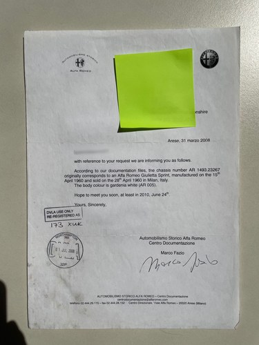 1960 Alfa Romeo Giulietta Sprint For Sale (picture 142 of 207)