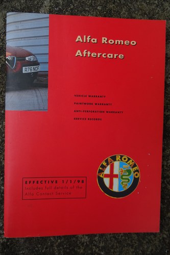 1998 Alfa Romeo GTV Lusso V6 24v à vendre (picture 180 of 237)