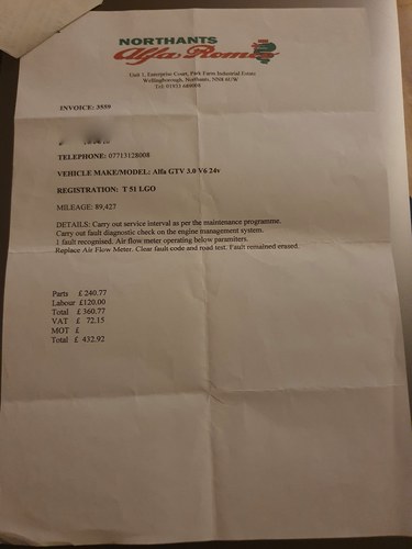 RESERVE LOWERED - 1999 Alfa Romeo GTV 3.0 V6 zum Verkauf (Bild 76 von 86)