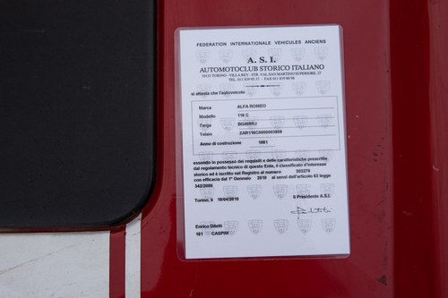 1979 Alfa Romeo GTV 6 3000 Group B Te koop (foto 73 van 76)