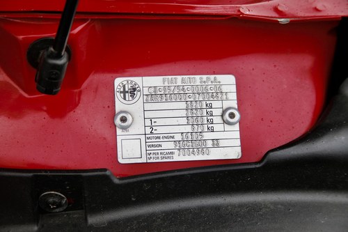 2002 Alfa Romeo GTV Cup Te koop (foto 77 van 147)