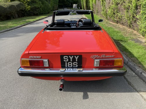 1977 Alfa Romeo 2000 Spider Veloce S2 RHD à vendre (picture 16 of 367)