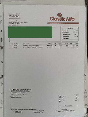 1977 Alfa Romeo 2000 Spider Veloce S2 RHD à vendre (picture 305 of 367)