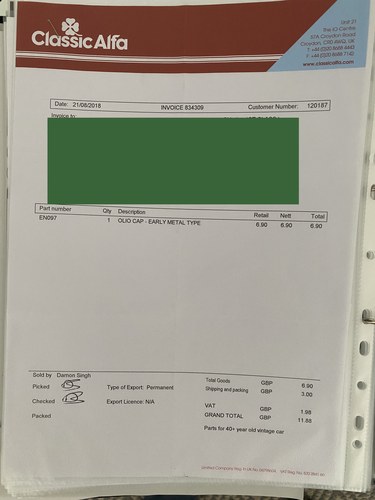 1977 Alfa Romeo 2000 Spider Veloce S2 RHD à vendre (picture 323 of 367)