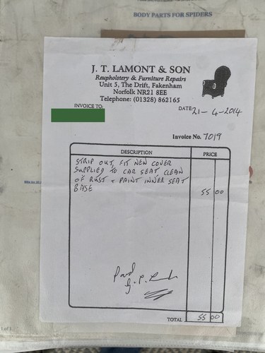 1977 Alfa Romeo 2000 Spider Veloce S2 RHD à vendre (picture 346 of 367)