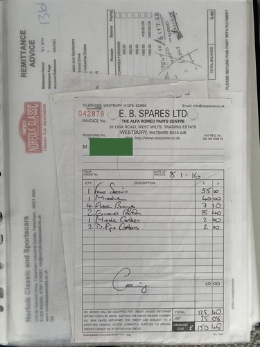 1977 Alfa Romeo 2000 Spider Veloce S2 RHD à vendre (picture 338 of 367)