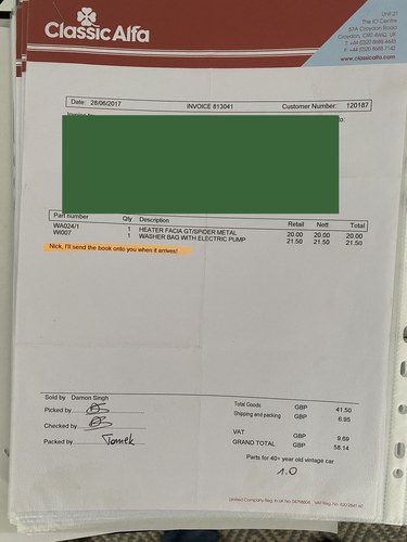 1977 Alfa Romeo 2000 Spider Veloce S2 RHD à vendre (picture 329 of 367)