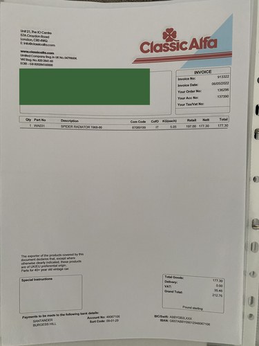 1977 Alfa Romeo 2000 Spider Veloce S2 RHD à vendre (picture 311 of 367)