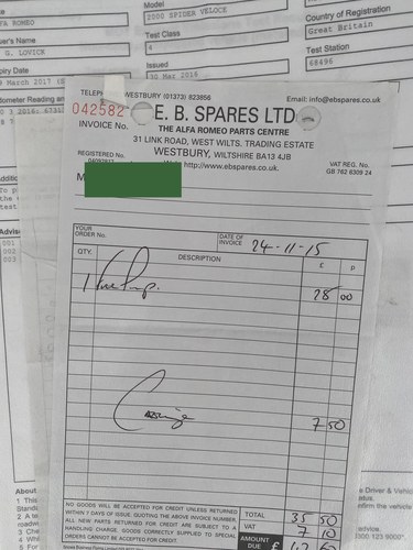 1977 Alfa Romeo 2000 Spider Veloce S2 RHD à vendre (picture 340 of 367)