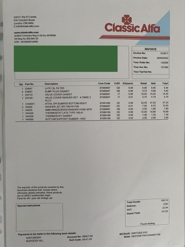 1977 Alfa Romeo 2000 Spider Veloce S2 RHD à vendre (picture 312 of 367)