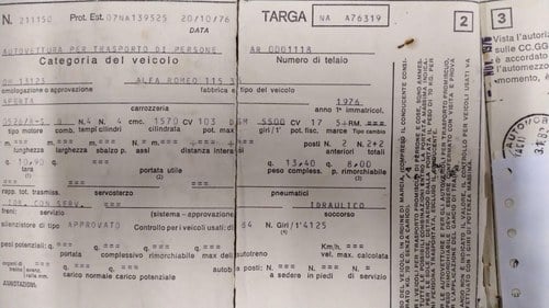 1976 Alfa Romeo Spider Coda Tronca zum Verkauf (Bild 61 von 63)