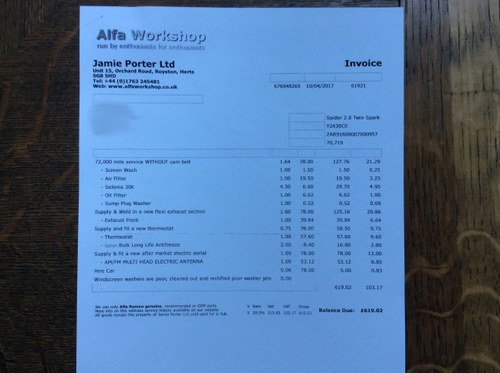 2001 Alfa Romeo Spider GTV In vendita (immagine 78 di 89)