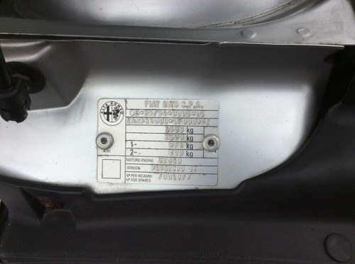 2001 Alfa Romeo Spider GTV In vendita (immagine 54 di 89)