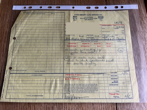 1984 Alfa Romeo Spider Veloce (LHD) In vendita (immagine 200 di 242)