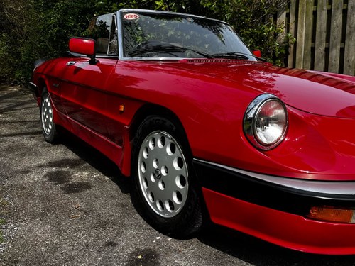 1988 Alfa Romeo Spider QV Series 3 In vendita (immagine 103 di 218)