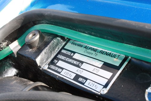 1976 Alpine Renault A110 "85" 1300cc à vendre (picture 101 of 189)