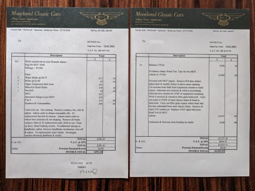 1969 Alpine A110 1300G En venta (imagen 142 de 149)