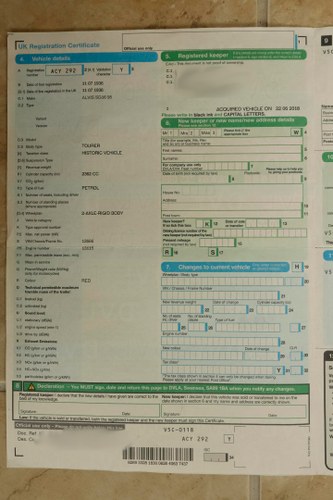 1936 Alvis Silver Eagle SG zum Verkauf (Bild 223 von 224)