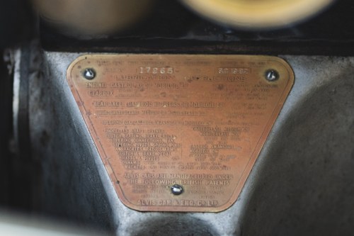 Alvis Speed 20 DHC Charlesworth In vendita (immagine 114 di 152)