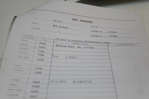 1949 Alvis TA14 Te koop (foto 69 van 84)