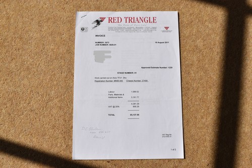 1966 Alvis TF21 Drophead Te koop (foto 109 van 111)