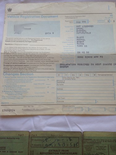 1952 Ariel Square Four Motorbike Mk1 For Sale (picture 43 of 43)