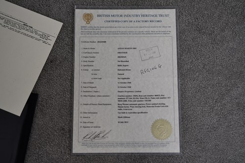 1968 Aston Martin DBS For Sale (picture 155 of 156)