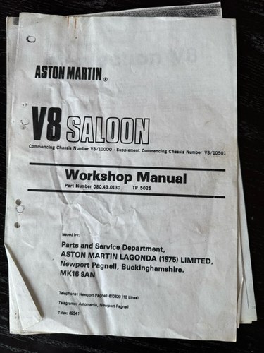 1972 Aston Martin V8 Coupé Series II project zum Verkauf (Bild 31 von 35)